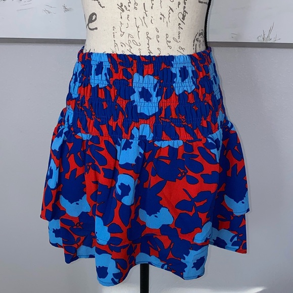 NWT🌺Sugarlips Matador Floral Eclipse Ruffle Skirt Size XS - Picture 4 of 16